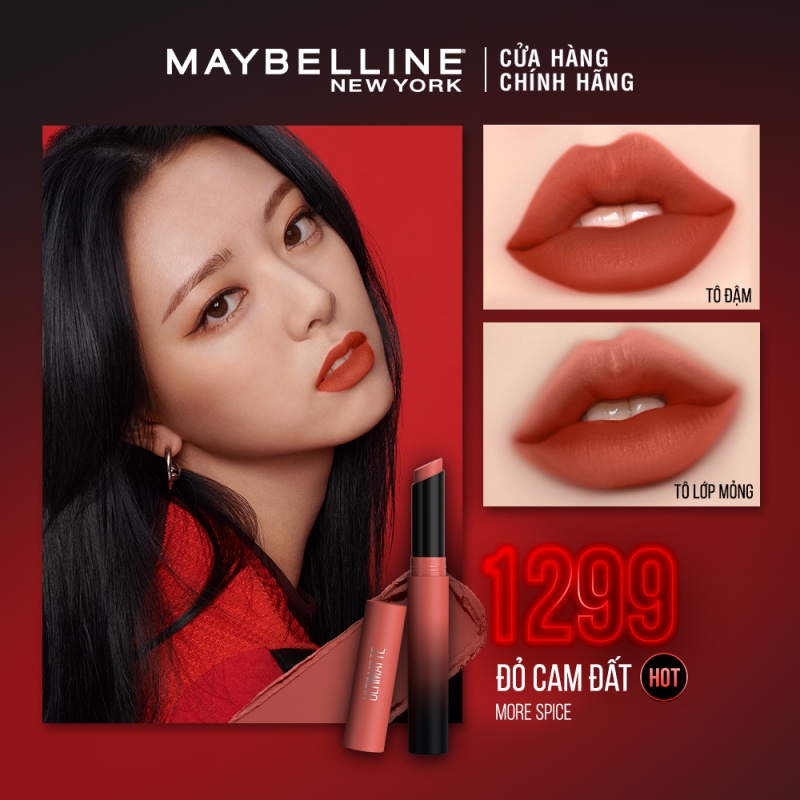 Maybelline Ultimatte Lipstick 1.7g.