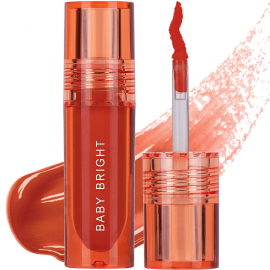 Baby bright lip & cheek peach glow tint 2.4 g.