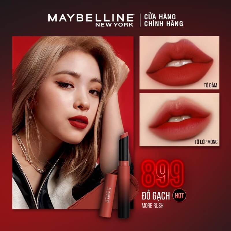 Maybelline Ultimatte Lipstick 1.7g.