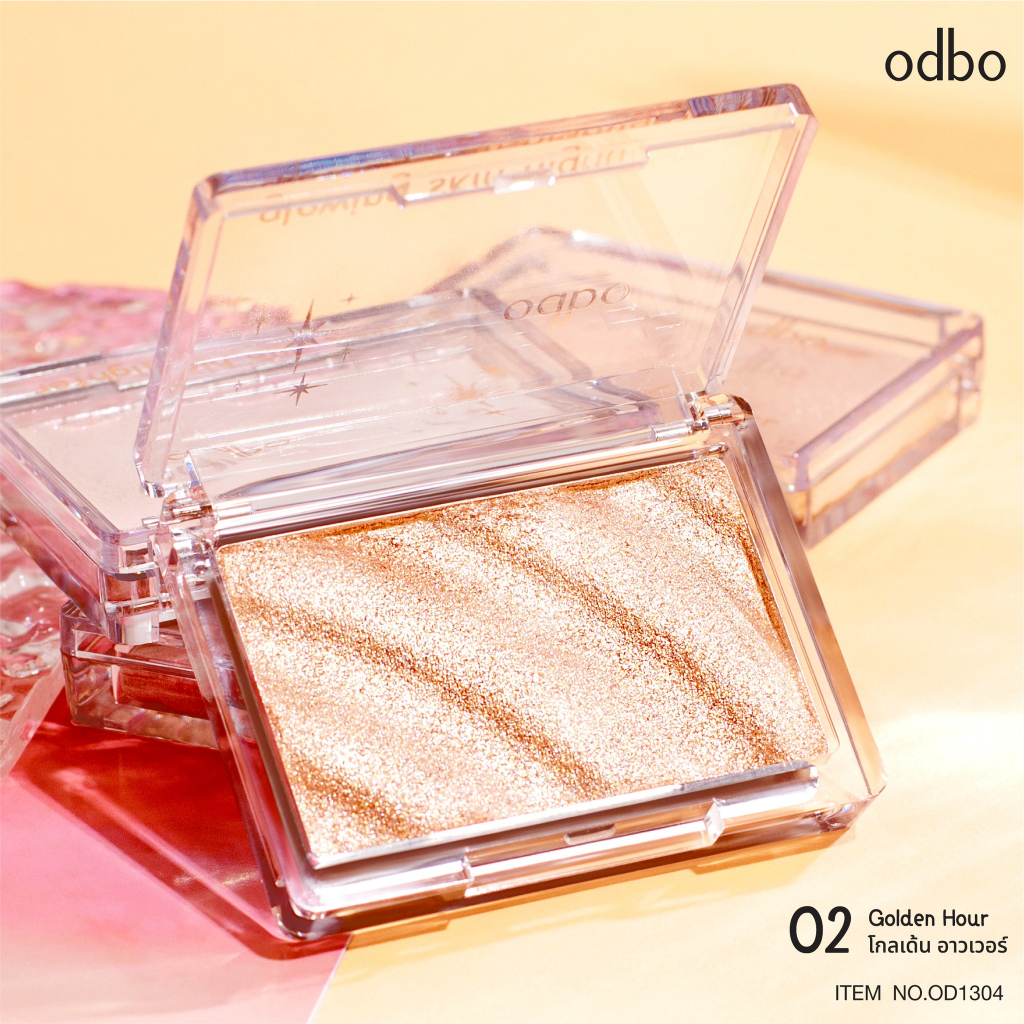 ODBO glowing skin highlighter 4.5 g.